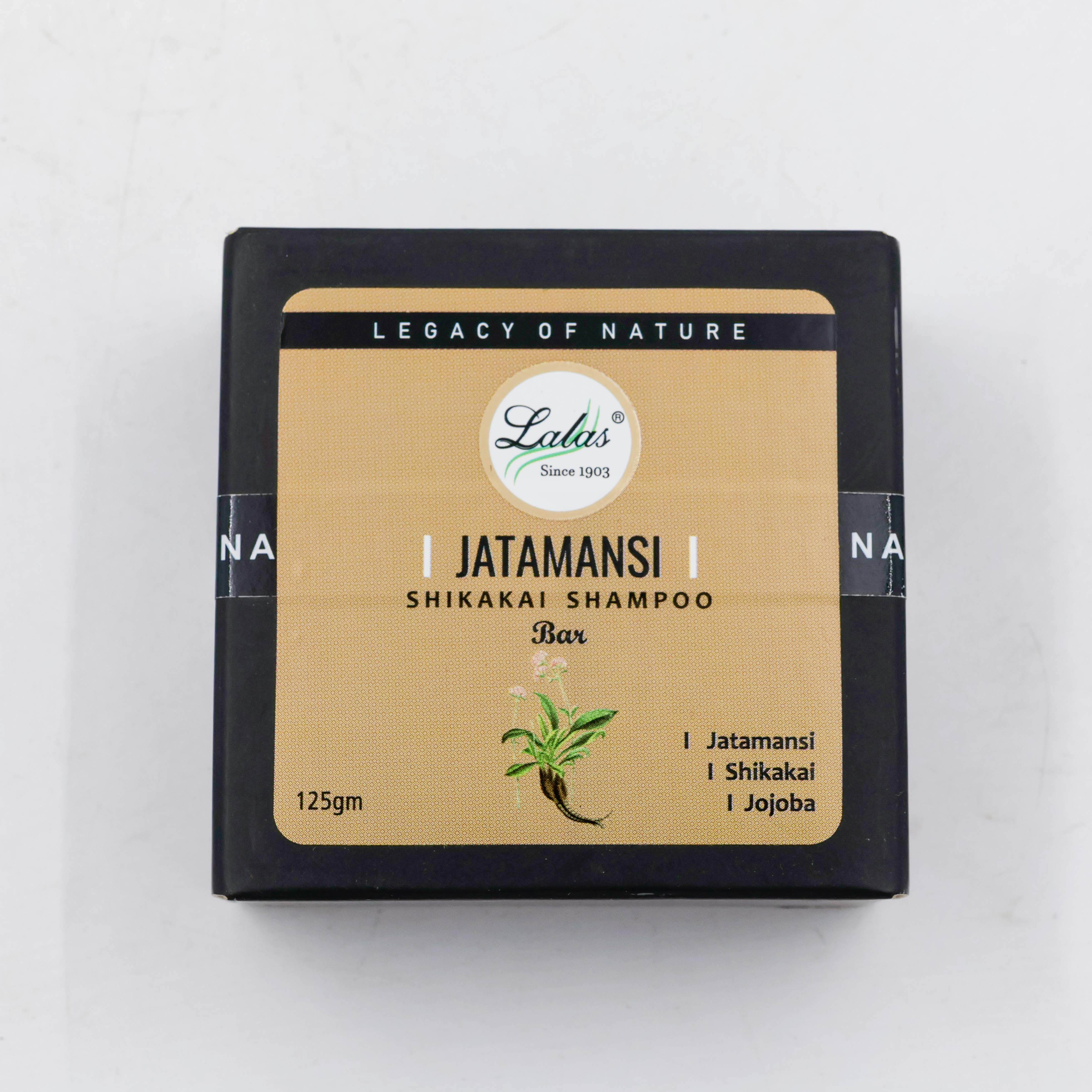 Lalas Jatamansi Shikakai Shampoo Bar 125 g